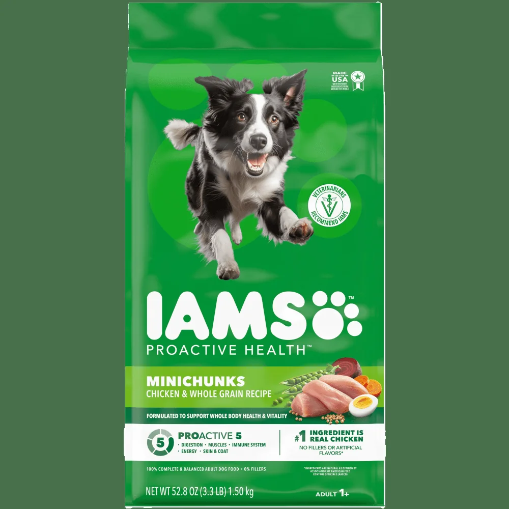 IAMS Proactive Health Adult Minichunks Chicken & Whole Grain Recipe