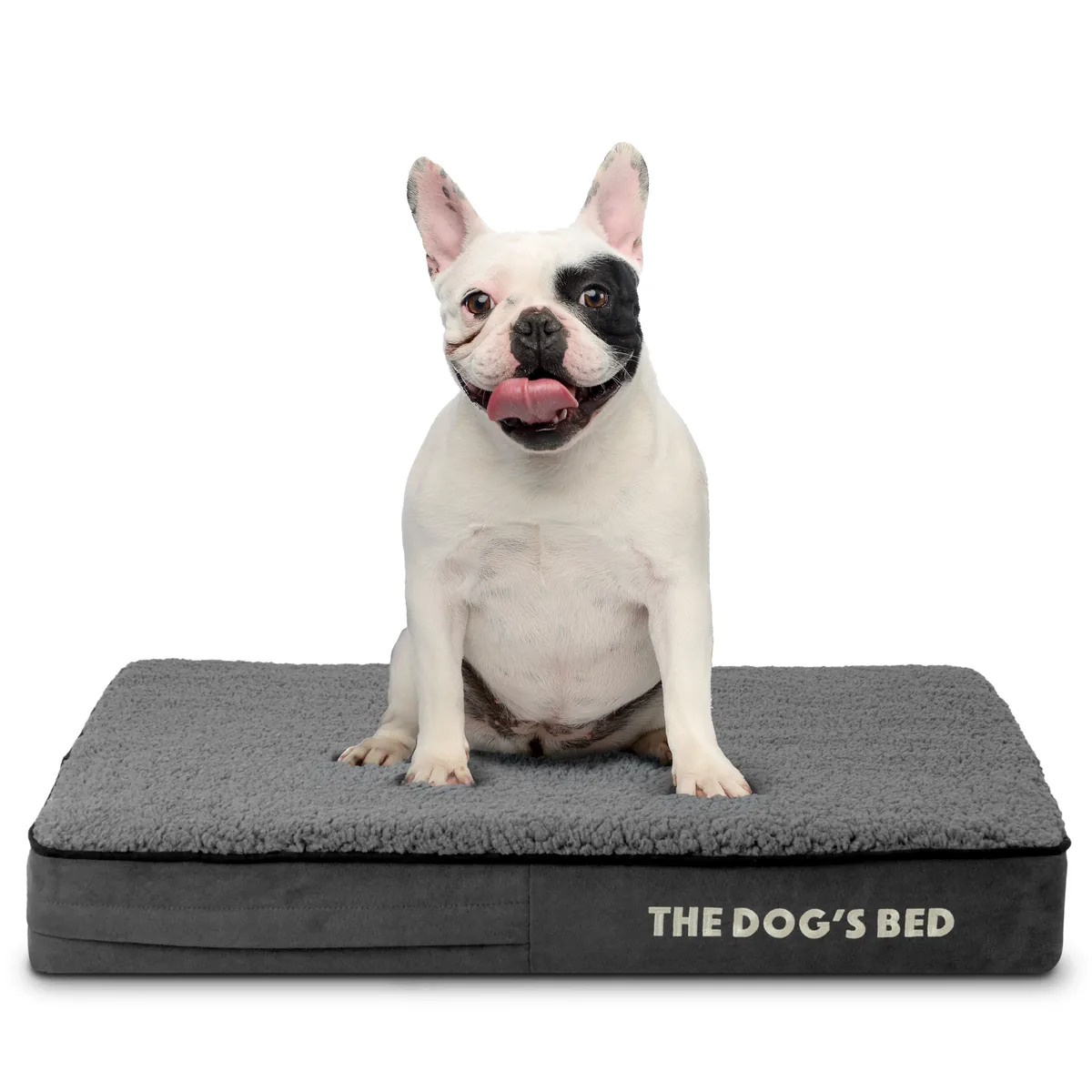 The Dog's Bed Orthopaedic Memory Foam (Grey Plush)