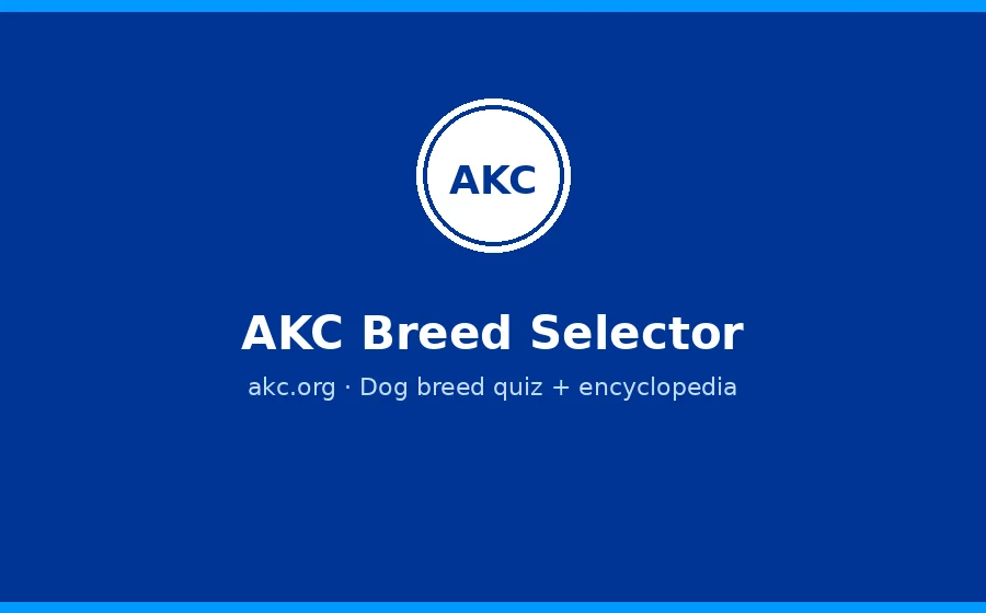 AKC Dog Breed Selector
