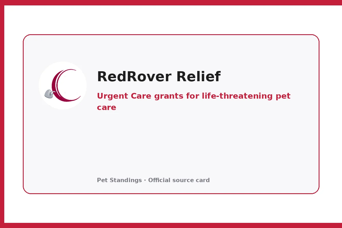 RedRover Relief Urgent Care Grants