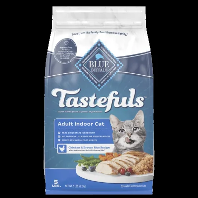 BLUE Tastefuls Adult Indoor Chicken & Brown Rice Recipe