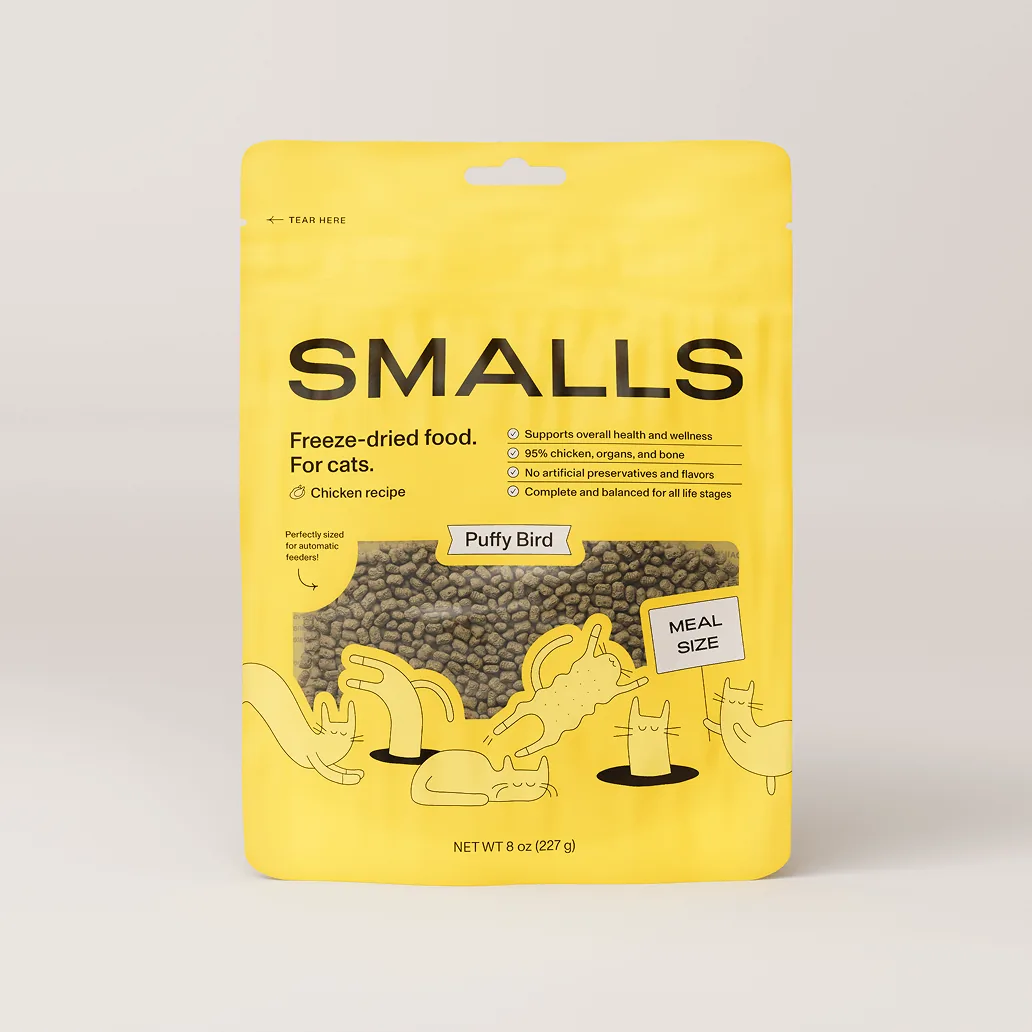 Smalls Freeze-Dried Puffy Bird 8 oz