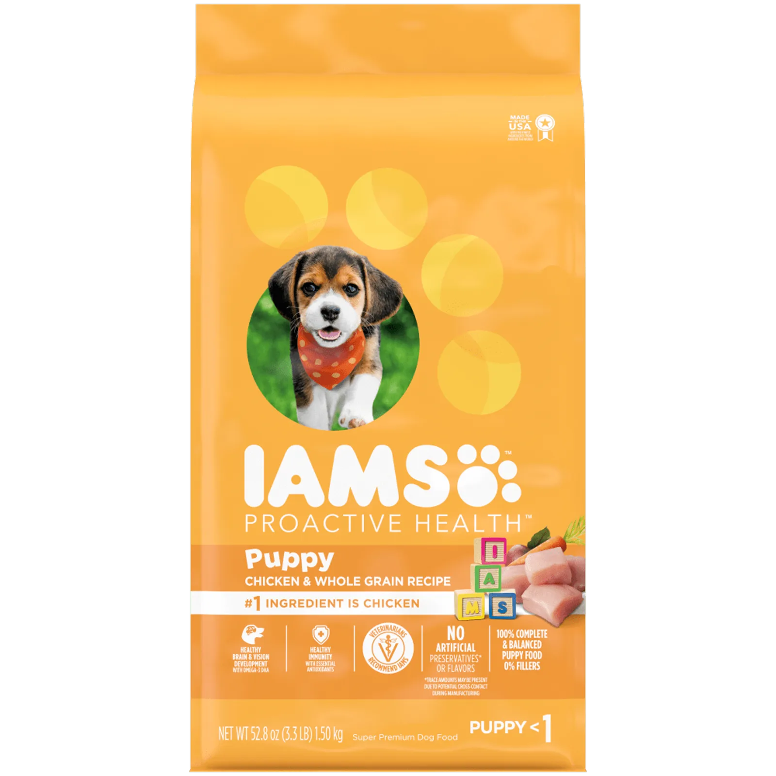 IAMS ProActive Health Smart Puppy Dry Dog Food with Real Chicken