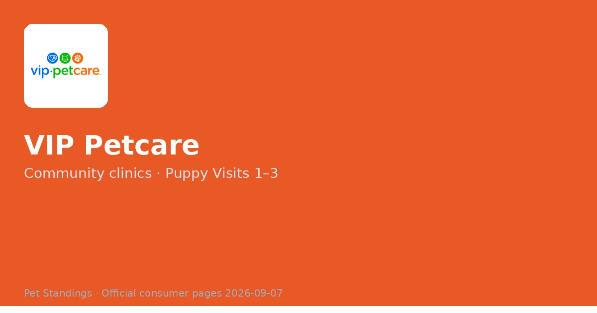 VIP Petcare Community Clinics