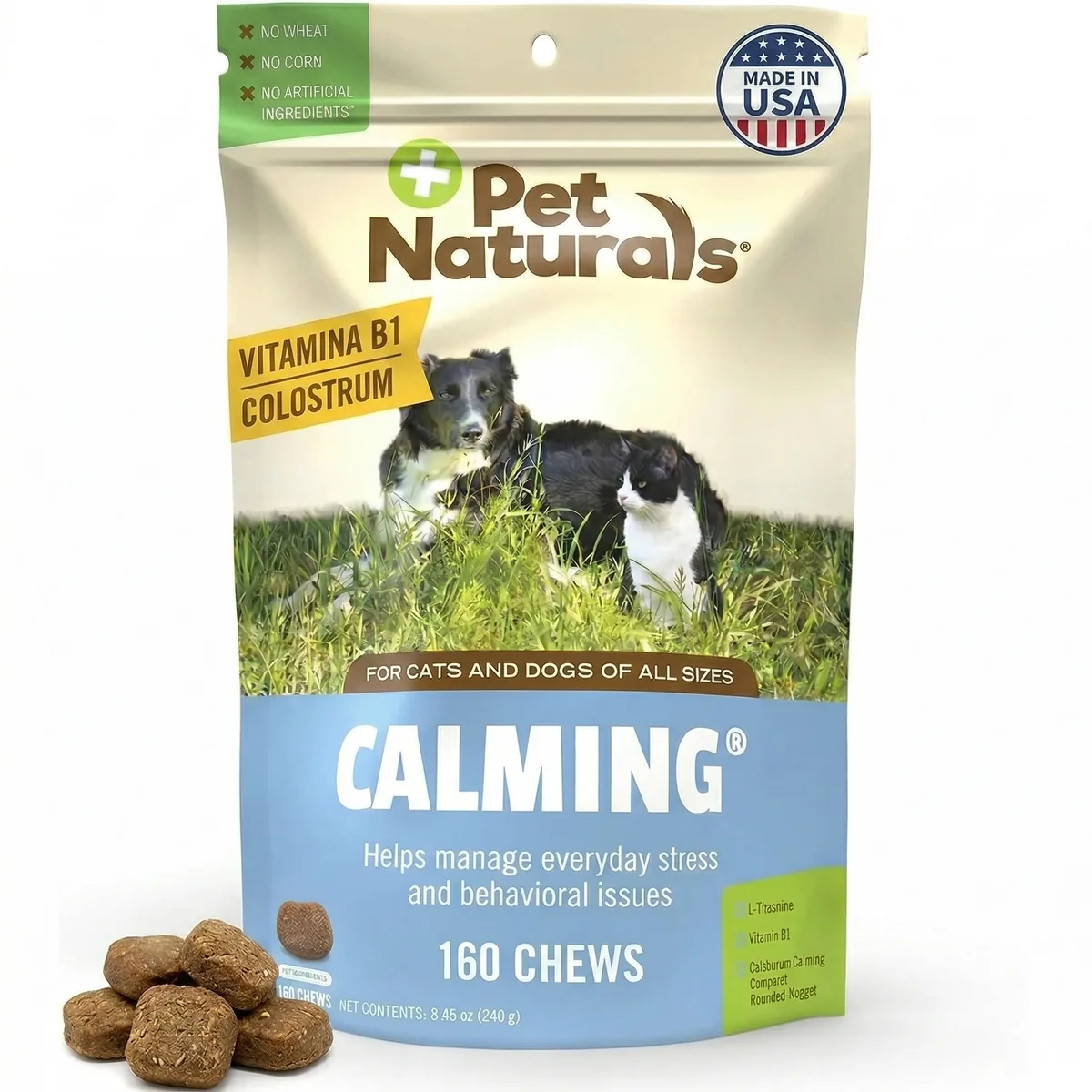 Pet Naturals Calming® for Dogs and Cats — 160 ct