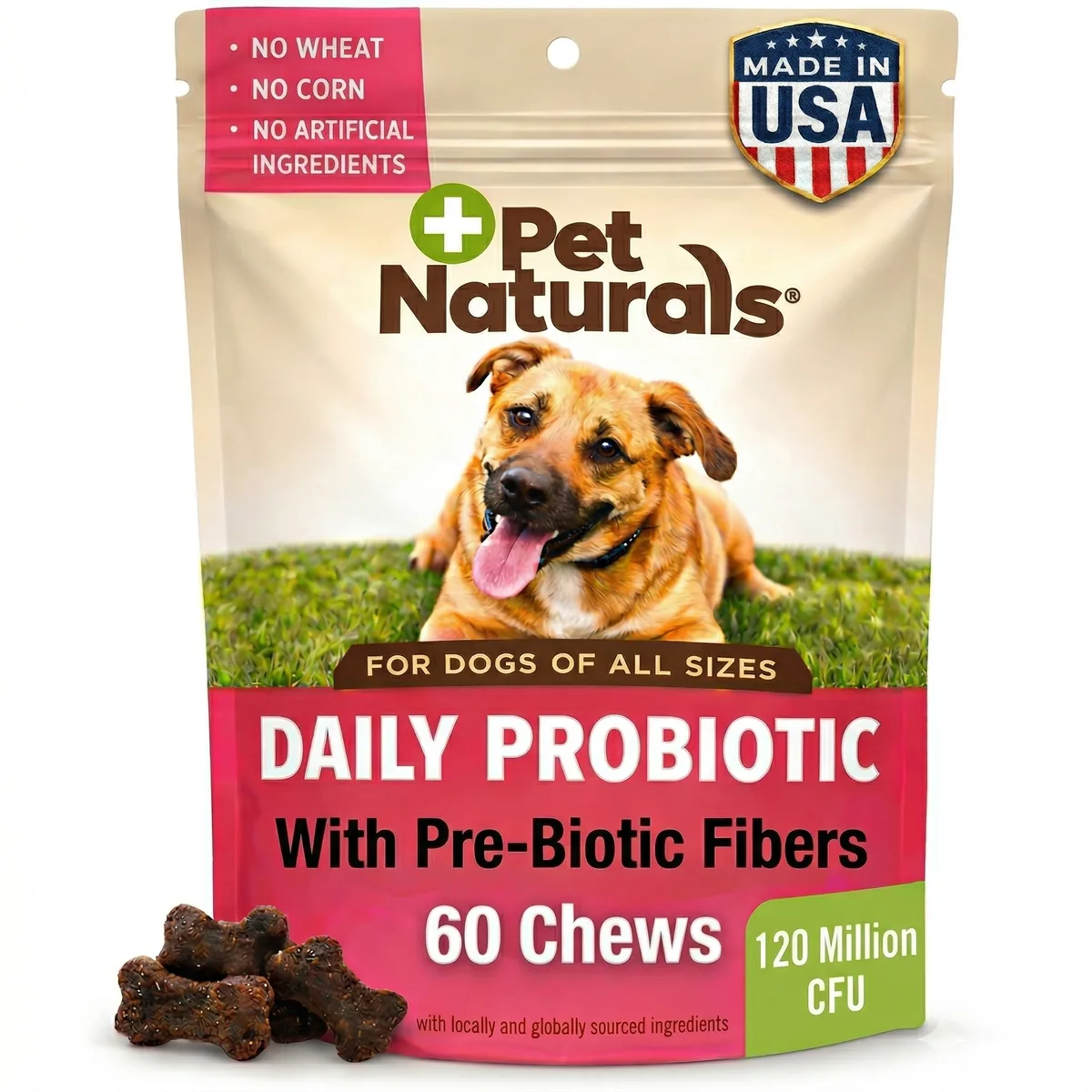 Pet Naturals Daily Probiotic — 60 ct