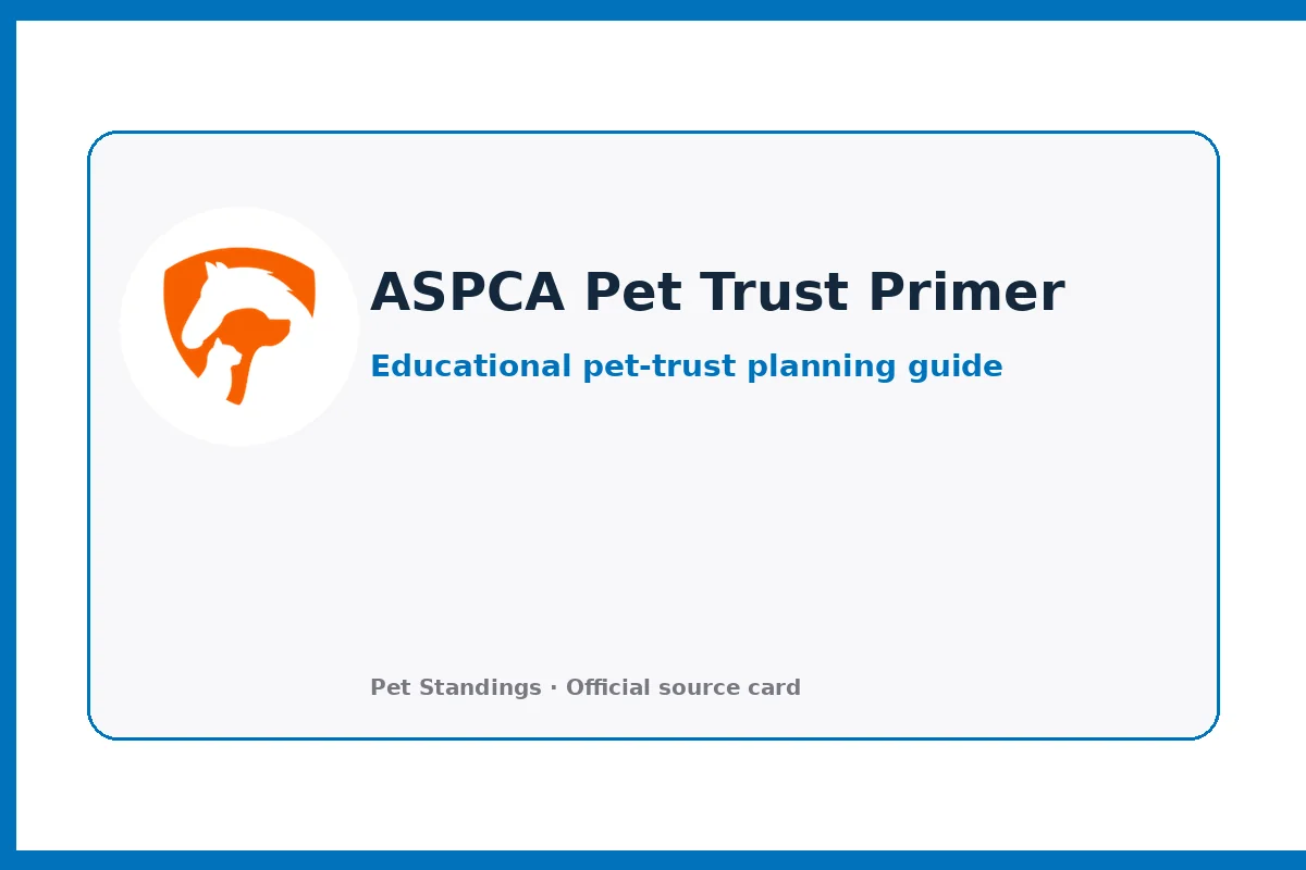ASPCA Pet Trust Primer