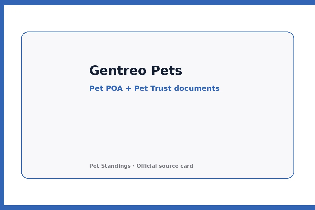 Gentreo Pets